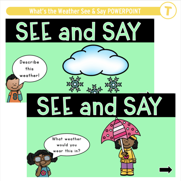 What’s the Weather See & Say POWERPOINT - Image 3